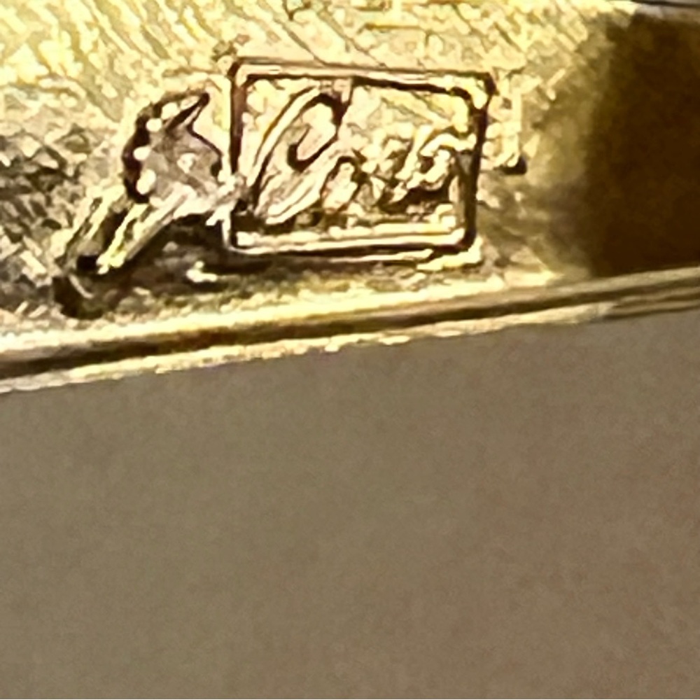 Coro Vintage Windmill Gold Tone Pin Brooch - Picture 3 of 7